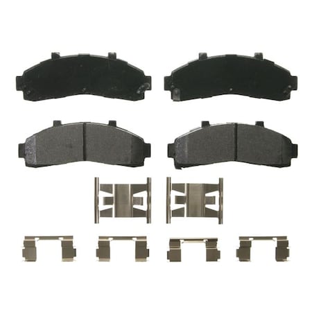 Wagner Brakes Semi-Met Disc Pad Set, Zx652 ZX652